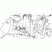 Схема вузла: Паливний бак для Honda FJS400 Silver Wing