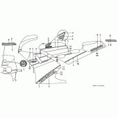 Схема вузла: Stripe / mark (VER400R3L) для Honda VFR400