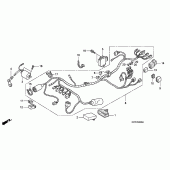 Схема вузла: Електрообладнання (CBR125R / RS / RW5 / RW6 / RW8) для Honda CBR125