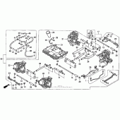 Схема узла: Карбюратор в сборе для Honda VF750 Magna