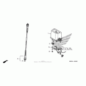 Схема вузла: Спідометр для Honda CRF250 CRF250X