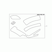 Схема узла: Scuff pad set для Honda NT650 Deauville