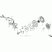 Схема вузла: Генератор для Honda VFR750F Interceptor