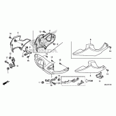 Схема вузла: Under cowl для Honda NC700