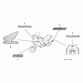 Схема узла: Label read the manual для Honda NT700 Deauville