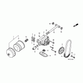 Схема узла: Масляный насос для Honda VT750 Shadow Spirit