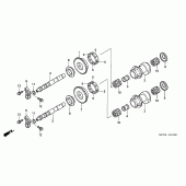 Схема узла: Balancer shaft для Honda ST1300 Pan-European