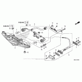 Схема узла: Задний фонарь (Стоп-сигнал) для Honda VFR1200 VFR