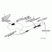 Схема вузла: Label read the manual для Honda CB900 Hornet