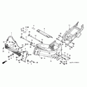 Схема узла: Рама body/oil cooler (X/Y/1/2/3/4) для Honda CBR1100XX Blackbird