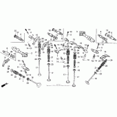 Схема вузла: Шток для Honda VT1100 Shadow