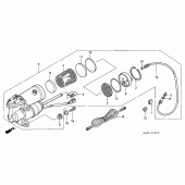 Схема узла: Air pump  diff lock для Honda GL1500 Gold Wing Aspencade