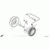 Схема вузла: Генератор для Honda CB1100