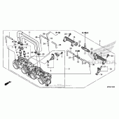 Схема вузла: Дросельна заслонка для Honda CB1000 CB1000R