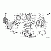 Схема вузла: Audio unit для Honda GL1800 Gold Wing F6B Bagger