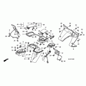 Схема вузла: Inner box для Honda FJS600 Silver Wing