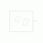 Схема вузла: Chrm.hndl.clamp для Honda VT1100 Shadow Sabre