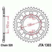Зірка задня легкосплавна JT JTA1303.47