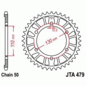 Зірка задня легкосплавна JT JTA479.44