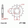 Зірка передня JT JTF1586.15