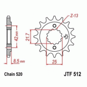Звезда передняя JT JTF512.17