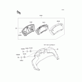 Схема вузла: Meter(s) для Kawasaki EX650 Ninja 650