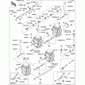 Схема вузла: Карбюратор(1/3) для Kawasaki ZX750 Ninja ZX-7R