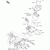 Схема узла: Battery case для Kawasaki VN1700 VN1700 Classic ABS