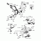 Схема узла: Рама для Kawasaki ZX1000 Ninja 1000 ABS