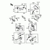 Схема вузла: Turn signal для Kawasaki ZG1200 Voyager XII