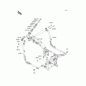 Схема вузла: Рама для Kawasaki VN2000 Vulcan 2000 Limited
