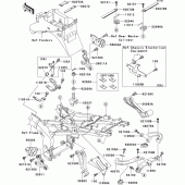 Схема узла: Frame fittings(1/2) для Kawasaki ZX600 Ninja ZX-6R