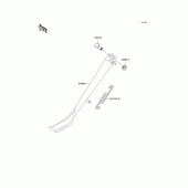 Схема вузла: Stand(s) для Kawasaki VN800 Vulcan 800 Classic