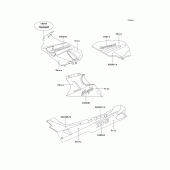 Схема вузла: Decal(ebony/gray)(zx600-d2) для Kawasaki ZX600 Ninja ZX-6