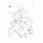 Схема вузла: Крило для Kawasaki VN2000 Vulcan 2000 Limited