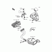 Схема вузла: Fuel Injection для Kawasaki ER650 ER-6N