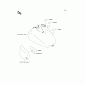 Схема узла: Информационные наклейки для Kawasaki VN1500 VN1500 Drifter