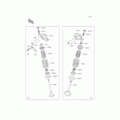 Схема вузла: Клапан для Kawasaki BJ250