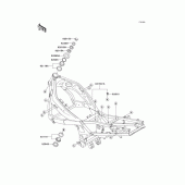 Схема узла: Рама для Kawasaki ZX600 ZZ-R600