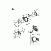 Схема вузла: Engine Cover(s) для Kawasaki KX450 KX450F