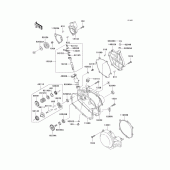 Схема вузла: Engine cover(s)(1/2) для Kawasaki KX85 KX85
