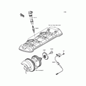 Схема вузла: Ignition System для Kawasaki KLZ1000 Versys 1000 LT