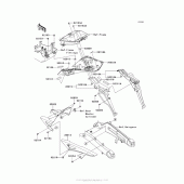 Схема вузла: Rear Fender(S) для Kawasaki ZX1000 Ninja 1000
