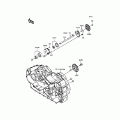 Схема вузла: Масляний насос для Kawasaki VN1700 Vulcan 1700 Nomad ABS