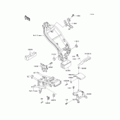 Схема узла: Кронштейн для Kawasaki EX250 ZZR250