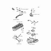 Схема вузла: Fuel Injection для Kawasaki ZX1400 Ninja ZX-14R ABS