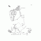 Схема узла: Масляный охладитель для Kawasaki ZX1000 Ninja ZX-10R