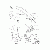 Схема вузла: Brake piping для Kawasaki ZR750 Z750R ABS