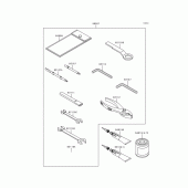 Схема вузла: Owners tools для Kawasaki EX500 GPZ500S