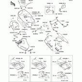 Схема узла: Cowling(1/3)(zx600-d3) для Kawasaki ZX600 ZZ-R600